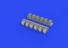 Eduard 632161 P-40E exhaust stacks TRUMPETER 1/32